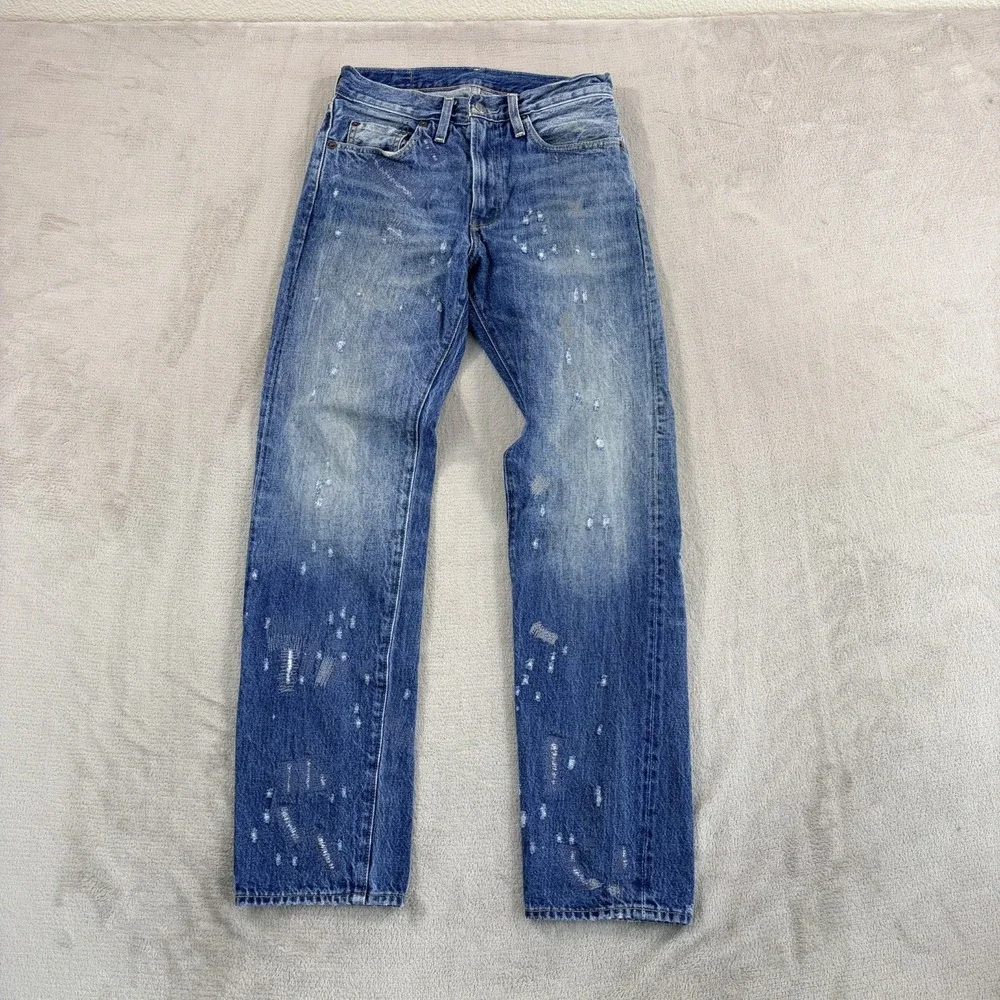 Levis 501Z XX Selvedge‎ Denim LVC 1954 Big E Jeans Blue Men 27x30 (Tag 28)